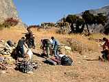 18 Packing Up Jhunam Camp On The Trek To Phu 